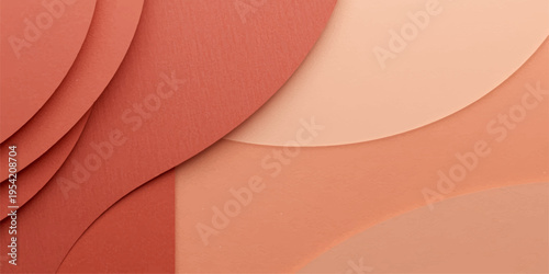 Abstract brown and white paper texture with soft silk fabric folds and smooth satin waves creating a luxury decorative backdrop design