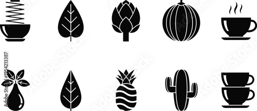 Black crow and raven bird silhouettes with wide spread wings facing each other, symmetrical gothic vector illustration isolated on light background, dramatic wildlife emblem design