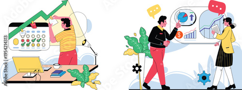 Collaborative planning and teamwork for business growth and success