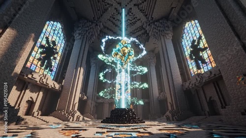 Mystical Energy Sculpture in Grand Hall