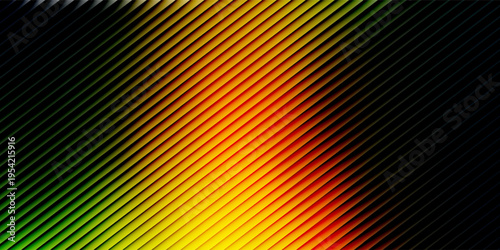 Ripple gradient background design. Modern distortion ripple glass texture effect. Abstract fractal effect ribbed glass texture with vibrant gradients smooth fluted horizontal vector bg.