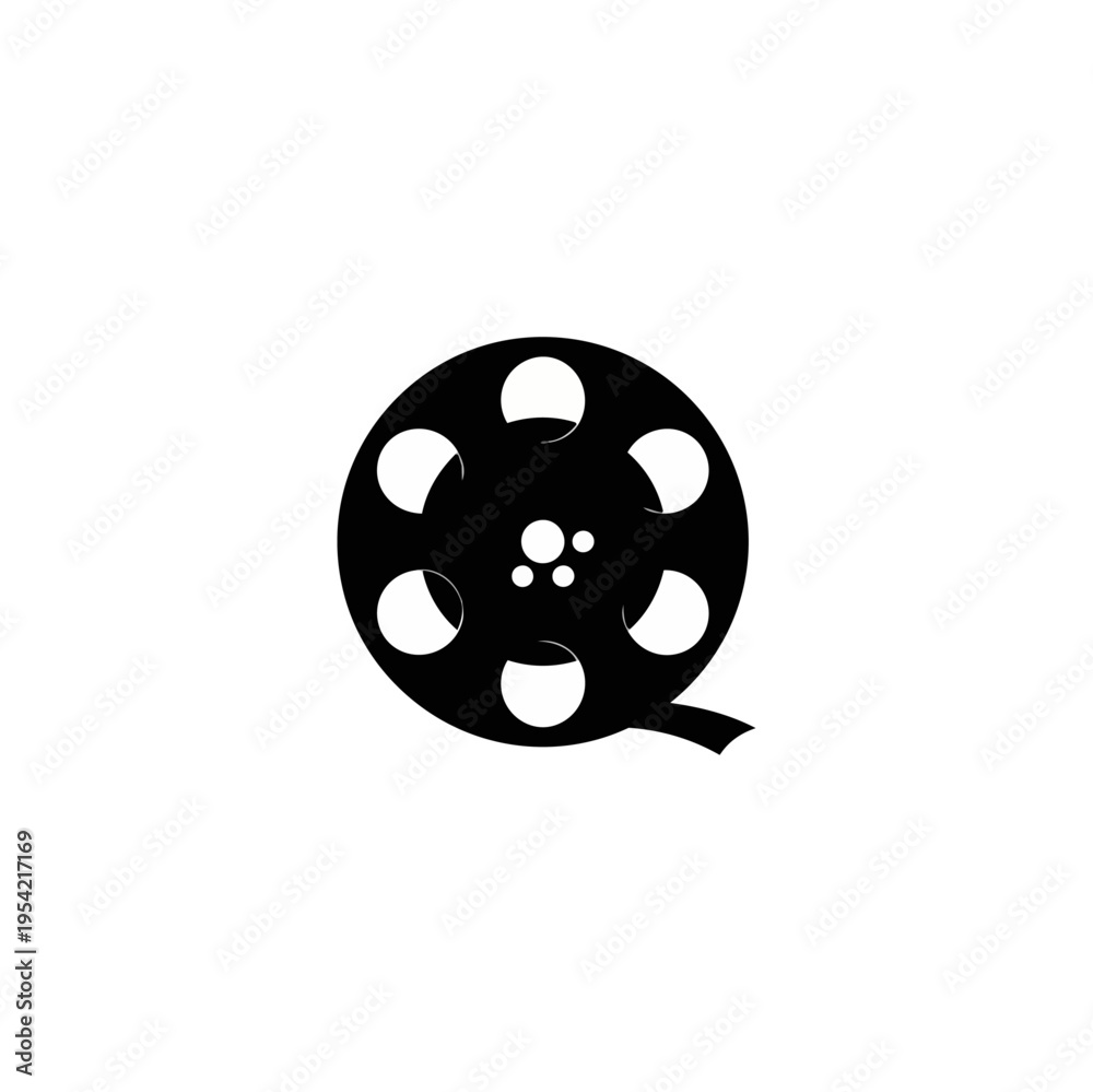 Fototapeta premium Abstract geometric design with circular elements on black background