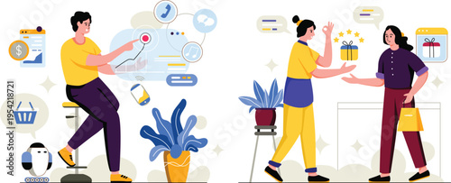 E-commerce interactions and customer satisfaction in digital shopping experience