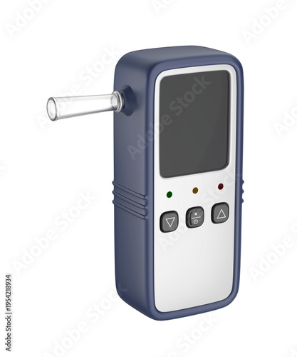 Digital breathalyzer for alcohol testing