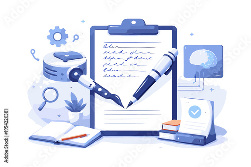 Icon simple shapes vector cartoon style handwriting flat design image automatic recognition ai simple kawaii