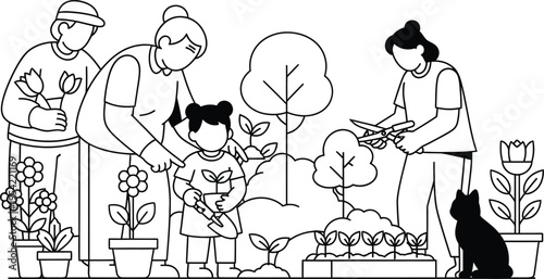 Family bonding on international day of families with love and togetherness