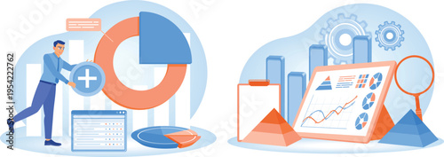 Analyst utilizing data visualization tools for business growth and insights