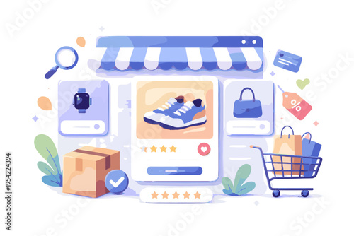 Icon image cute illustration generation vector online kawaii listing product marketplace soft shadow simple