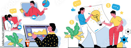 Collaborative innovation and virtual teamwork in modern business environments