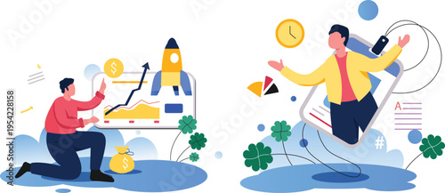 Balancing success, investment, and productivity in modern business ventures