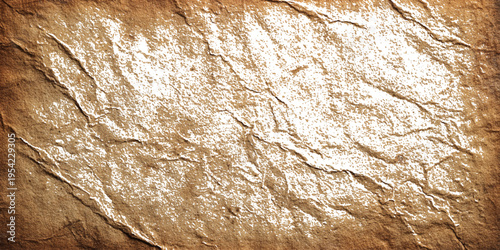 Abstract brown crumpled paper background with grunge texture, wrinkled surface and rustic vintage material style.