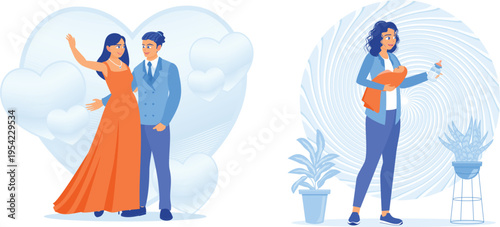 Contrast between life stages and professional aspirations in modern society