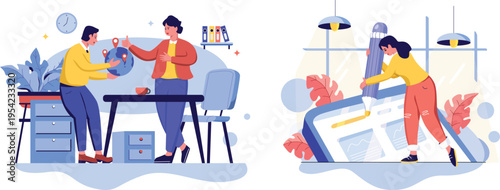 Collaboration and organization in modern office environments