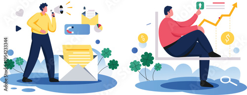 Digital marketing strategies and financial growth through online engagement