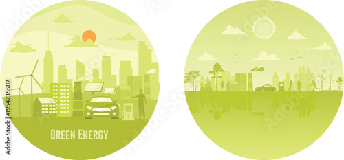 Sustainable urban living through green energy solutions