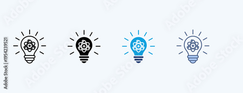 Tech Innovation Multiple Icon Illustration Vector