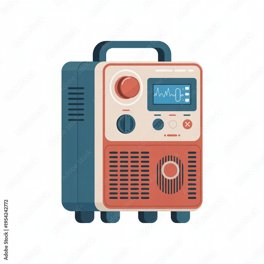 Fototapeta premium Portable Oxygen Concentrator Medical Device
