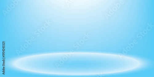 an abstract studio space with a bright and elegant blue background, creating a clean and calm atmosphere.