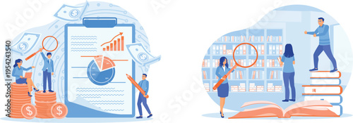 People searching for information about money and education