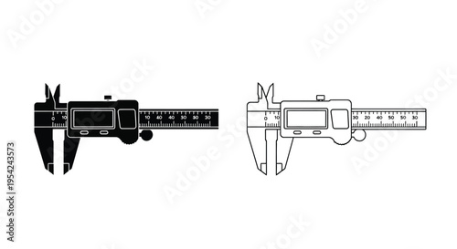 Digital and analog calipers A side by side comparison of measurement tools