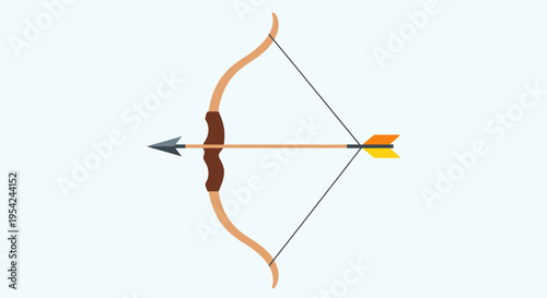 Bow and Arrow for Hunting Sports.