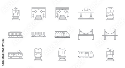 Various bridge structures and designs.