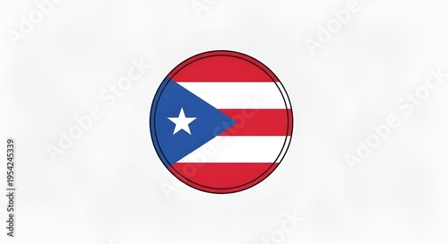 Puerto Rico flag symbol icon circle. Free Download Puerto Rico flag symbol icon circle. - GFXLoad