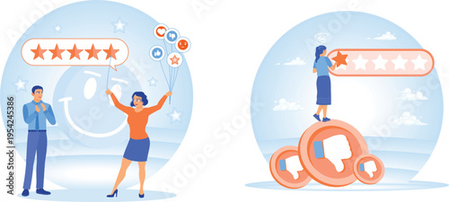 Celebrating success and achieving high ratings through teamwork and individual effort