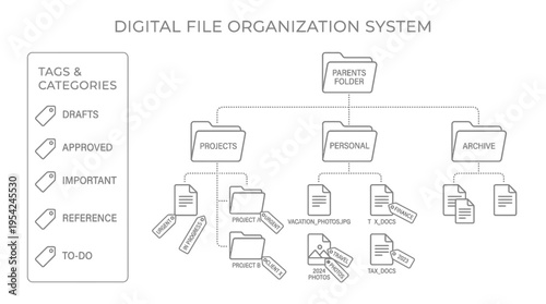 Effective Digital File Organization System for Streamlined Workflow and Efficient Data Management