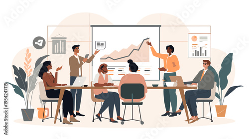 A minimalist composition of overlapping geometric shapes in a muted color palette. Ideal for backgrounds, website design, or modern branding concepts.