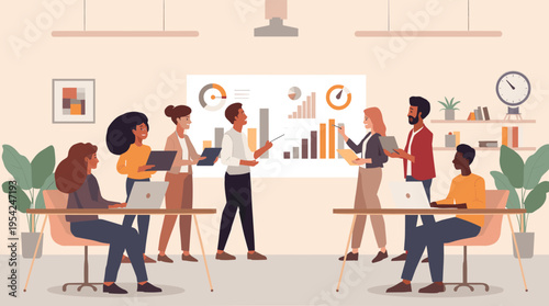 This image evokes a calm and focused mood, ideal for illustrating concepts of workplace wellness or modern, minimalist design. It’s perfect for blog p