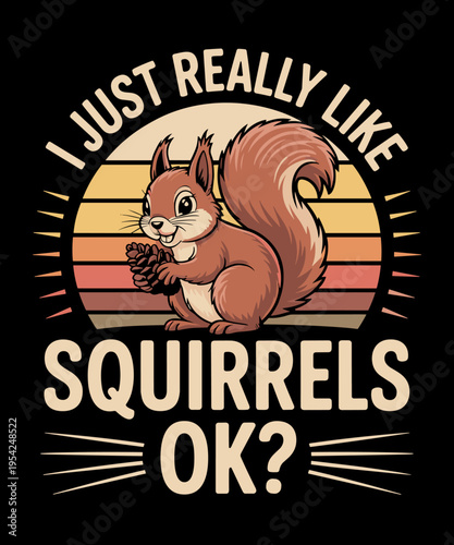 Squirrel Funny Animal Squirrel funny Graphics Co.