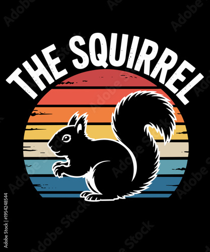 Retro Vintage Squirrel Lover Squirrel Whispere