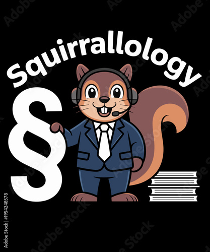 Funny Squirrel Law Enforcer