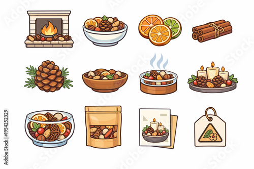 Stick generation image pine vector base icon cue slices simple filler notice