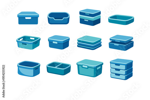 Icon simple storage vector utility element order everyday generation organizer image harmony