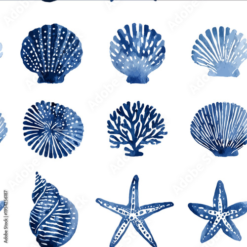 isolated clipart image of watercolor geometric Watercolor Patterns a handpainted watercolor designs that perfectly capture the essence of beach s