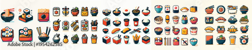 Japanese Food Icon Vector Illustration