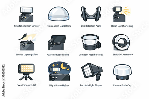 Shaper tool simple effect generation exposure portable cap helper image vector icon