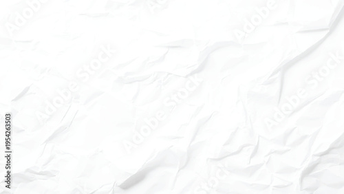 crumpled white paper texture background.