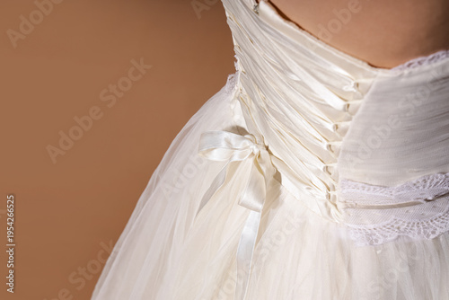 Mannequin with wedding dres...