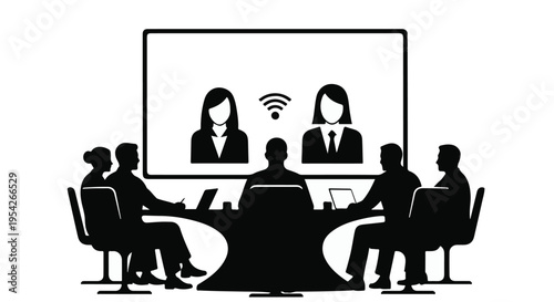 business team video conference meeting remote workers