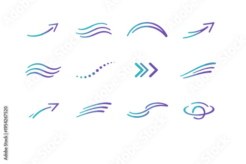 Simple trace motion refined soft dynamics icon generation image progression calm badge