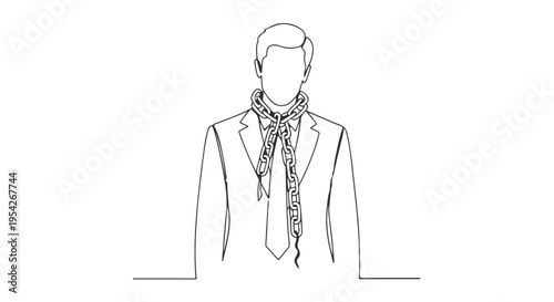 man in a suit with a scarf around his neck