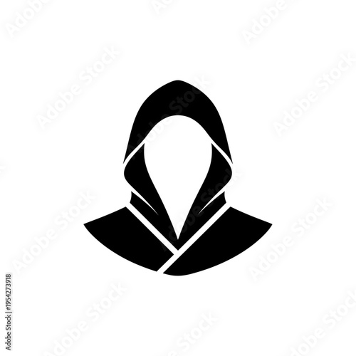 Mysterious figure in a hooded cloak, symbolizing anonymity, secrecy, and the unknown