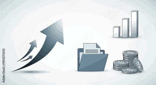 Business finance growth and money.