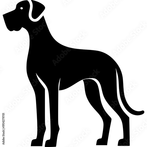 Great Dane Icon Vector