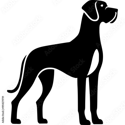 Great Dane Icon Vector