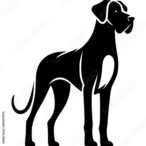 Great Dane Icon Vector