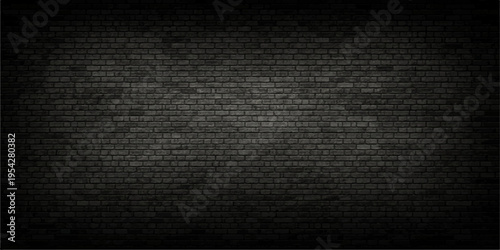 A dark moody brick wall background with a subtle vignette effect for modern design projects